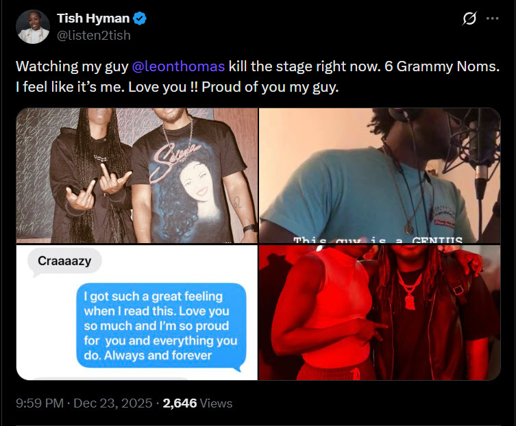 grammy name dropping